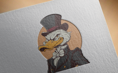 Illusztráció Duck Character-11-24