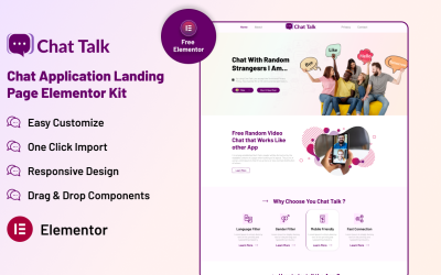 Landingpage der Chat-Anwendung