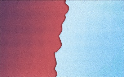 Modelo de papel de parede de fundo de papel rasgado vermelho e azul
