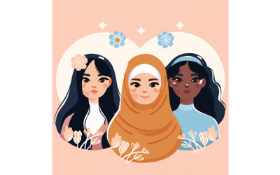 平国际妇女节背景图