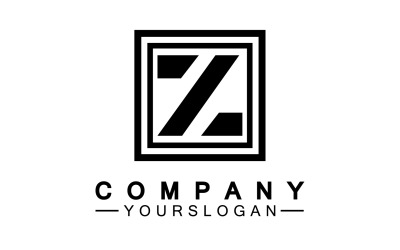 Z letter initial name  logo template version 32