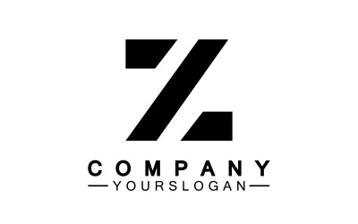 Z letter initial name  logo template version 39