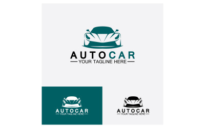 Autohändler, Automobil, Autocar-Logo-Design-Inspiration. v10