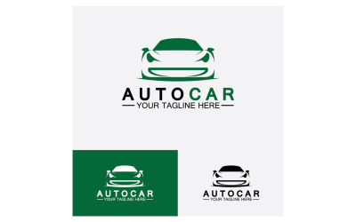 Autohändler, Automobil, Autocar-Logo-Design-Inspiration. v19