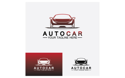 Autohändler, Automobil, Autocar-Logo-Design-Inspiration. v32