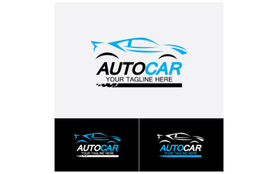Dealer samochodów, motoryzacja, inspiracja do projektowania logo samochodów. v35