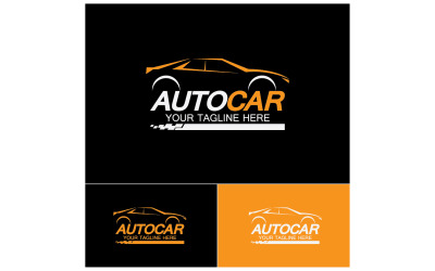 Autohändler, Automobil, Autocar-Logo-Design-Inspiration. v60