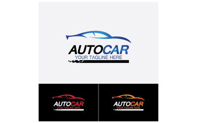 Dealer samochodów, motoryzacja, inspiracja do projektowania logo samochodów. v48