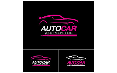 Dealer samochodów, motoryzacja, inspiracja do projektowania logo samochodów. v49