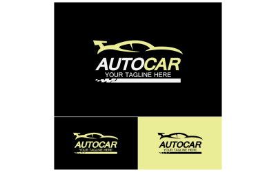 Inspiración en el diseño del logotipo del concesionario de automóviles, automoción y autocar. v64