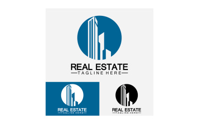 Real estate icon, builder, construction, architecture and building logos. v21