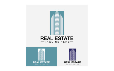 Real estate icon, builder, construction, architecture and building logos. v5