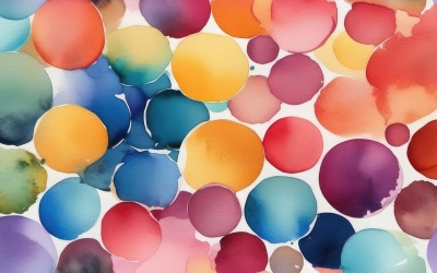 Sfondo colorato astratto premium con macchie di acquerello 9