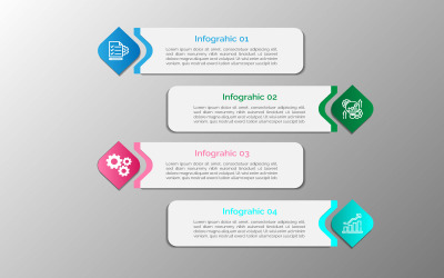 W pełni dostosuj projekt szablonu elementu infografiki wektorowej.