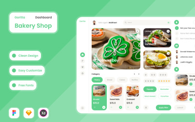 Garitta – Bäckerei-Shop-Dashboard V1