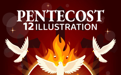 12 Pingst Illustration