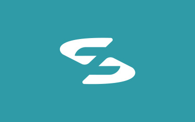 Modello di design minimale del logo con lettera Z o SZ