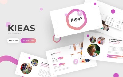 Kiesas - PowerPoint-sjabloon voor kinderen