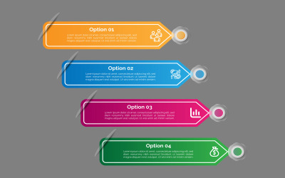 Parlak stil kare infografik eleman şablonu tasarımı.
