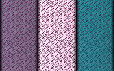 Seamless changeable vector free pattern design.