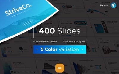 StriveCo - modelo empresarial do Google Slides