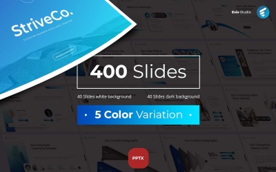 StriveCo - Шаблон бизнес-презентации PowerPoint