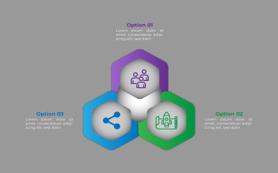 Uppsättning av business infographic design med ikon.