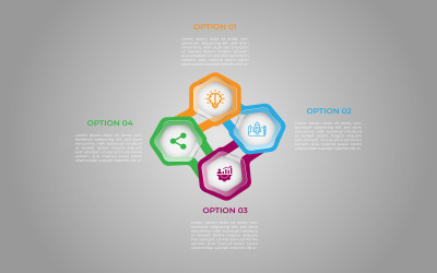 Vector eps business communication infographic template design.