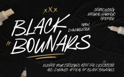 Black Bounars Natural Marker