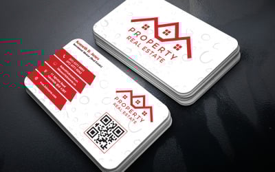 Business Card for Senior Property Consultant - Visiting Card Template
