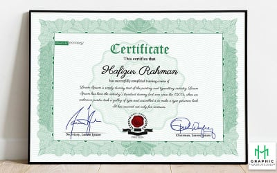 Plantillas de certificado o diploma profesional