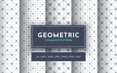 Set Seamless Geometric Patterns | 1