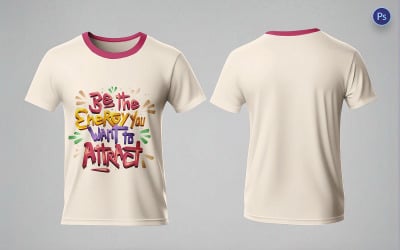 T-shirt Mockup Front and Back Template