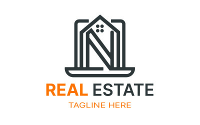 Vector template for real estate logo design