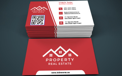 Visiting Card for Property Investment Specialist - Business Card Template