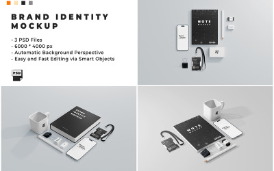 Brand Identity Mockup Template 1