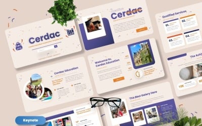 Cerdac - Creative Education Keynote Templates