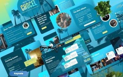 Chocel - Plantilla de Keynote para eventos musicales