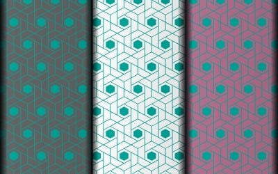 Design de padrão sem costura estilo polígono vetorial eps.