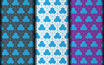 Designvorlage für Vektormuster im Polygonstil.