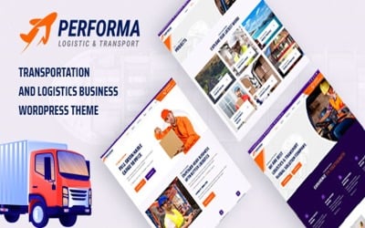 Performa - Transportation &amp;amp; Logistics Business WordPress Theme
