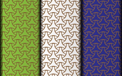 Vektormusterdesign im floralen Kreisstil.