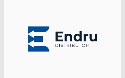 Letter E Arrow Supplier Logo