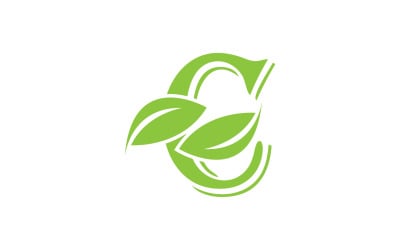 C лист зелений вектор версії v25