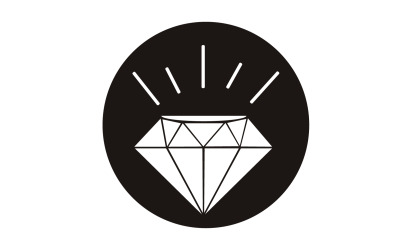 Diamant-Logo-Vektorelement Version v55