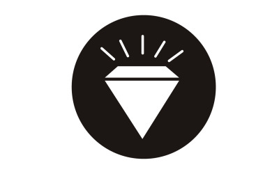 Diamant-Logo-Vektorelement Version v60