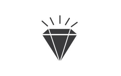 Diamantlogotyp vektorelement version v13
