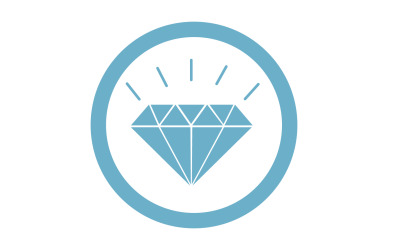 Diamantlogotyp vektorelement version v22