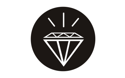 Diamantlogotyp vektorelement version v58