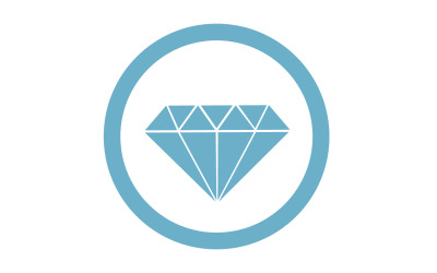 Diamentowy element logo wektora wersja v18